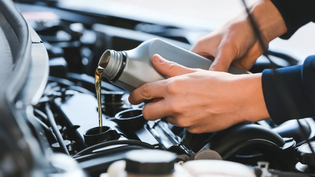 Car Engine Oil Change
